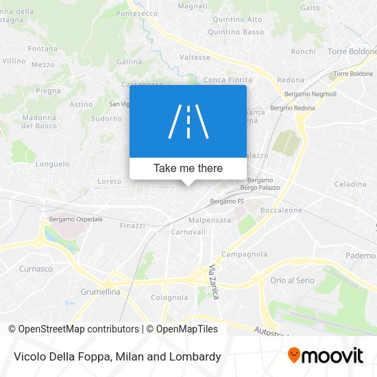 Vicolo Della Foppa map