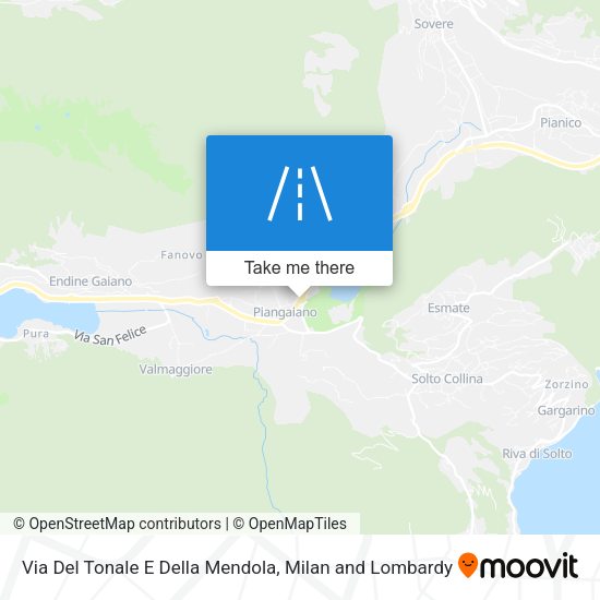 Via Del Tonale E Della Mendola map