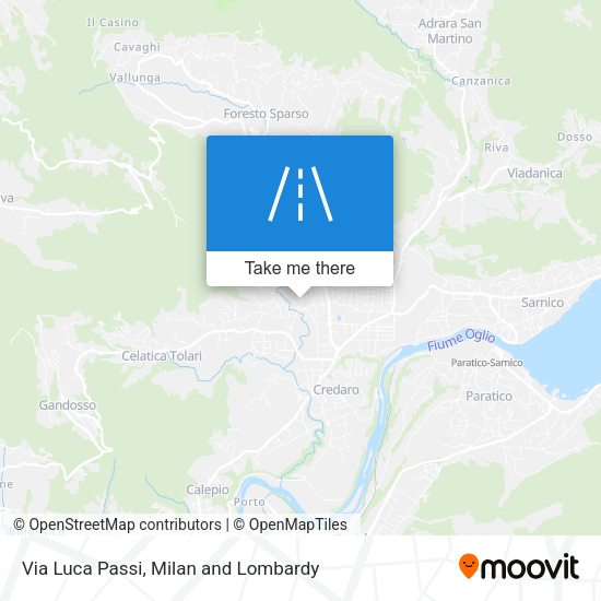 Via Luca Passi map