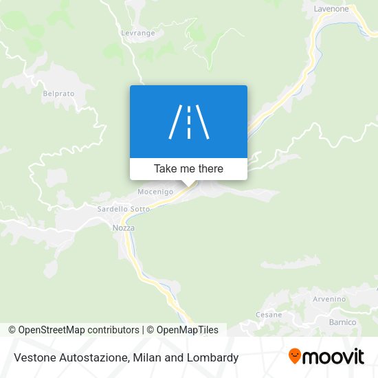 Vestone Autostazione map