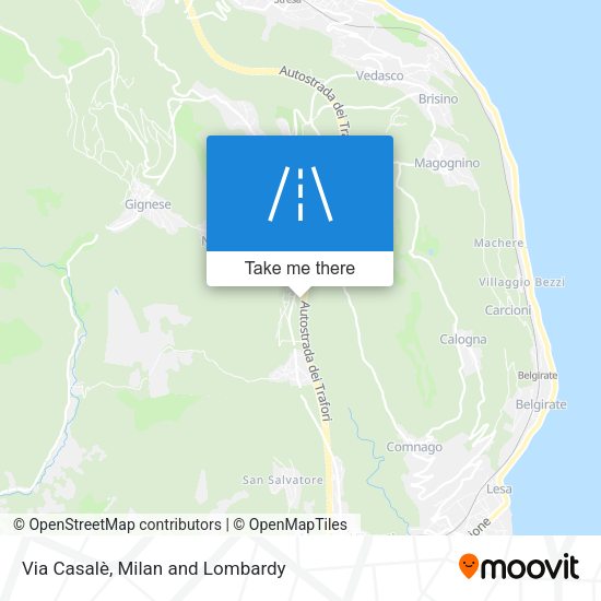 Via Casalè map