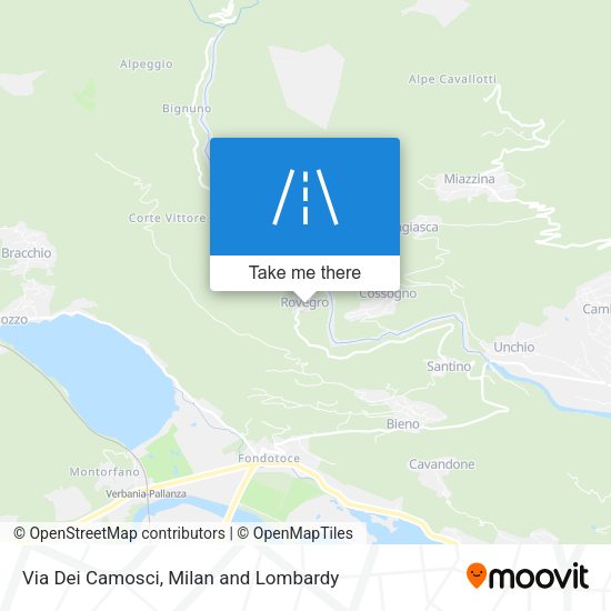 Via Dei Camosci map