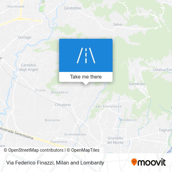 Via Federico Finazzi map