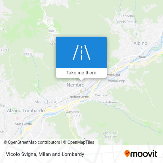 Vicolo Svigna map