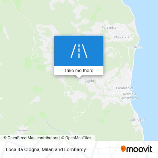 Località Clogna map