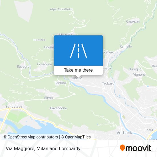 Via Maggiore map