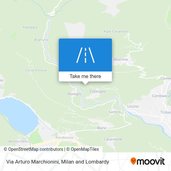 Via Arturo Marchionini map