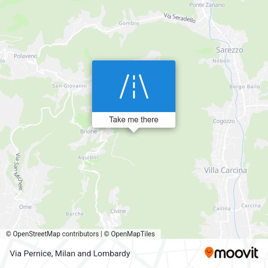 Via Pernice map