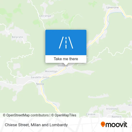 Chiese Street map