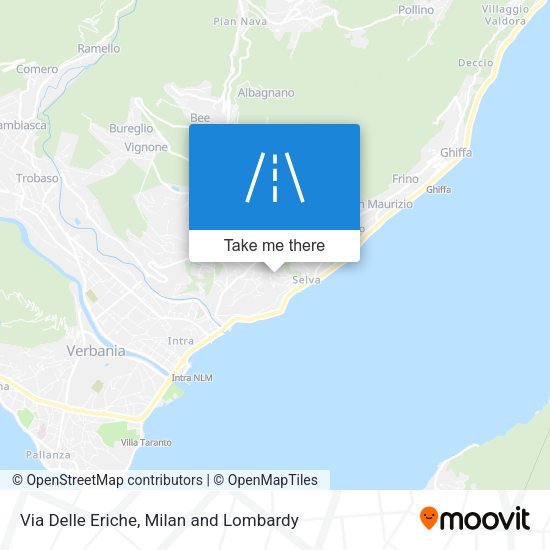 Via Delle Eriche map
