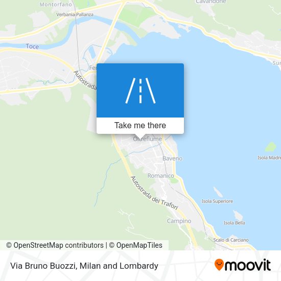 Via Bruno Buozzi map