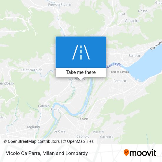 Vicolo Ca Parre map