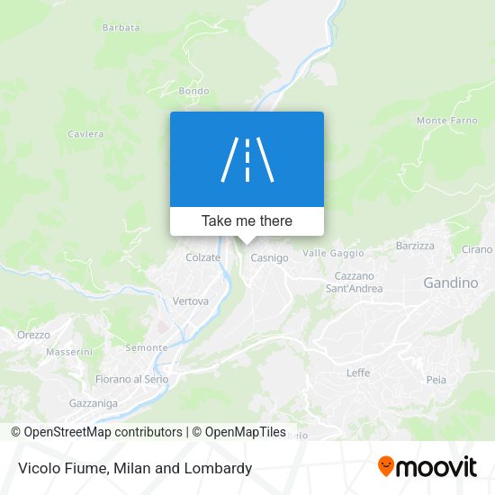 Vicolo Fiume map