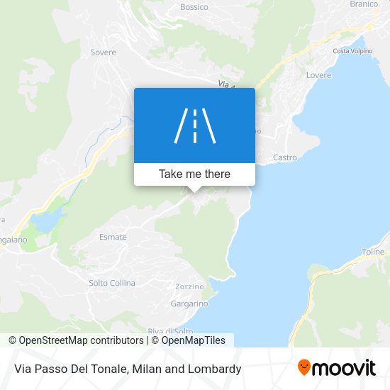 Via Passo Del Tonale map
