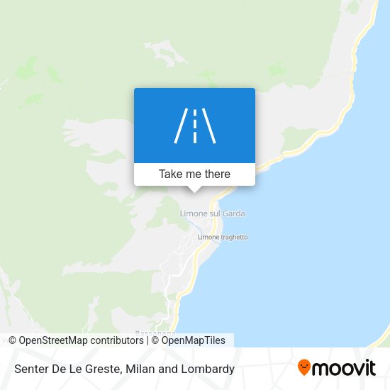Senter De Le Greste map