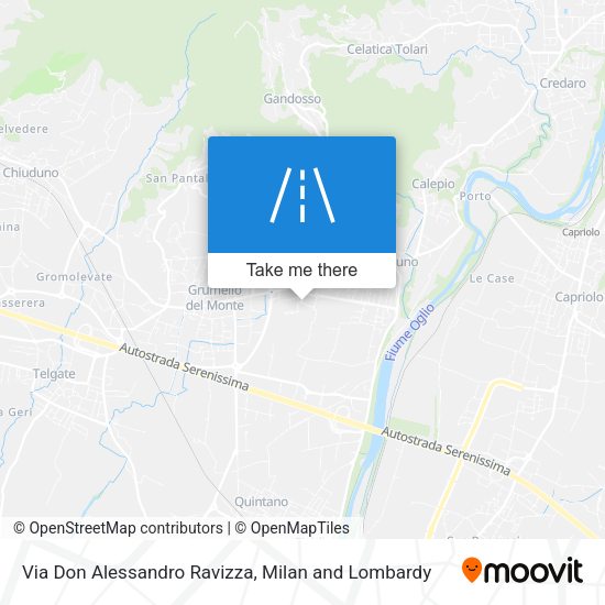 Via Don Alessandro Ravizza map