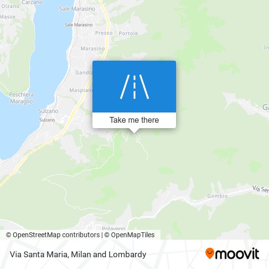 Via Santa Maria map