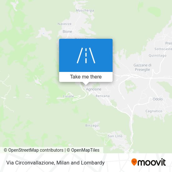 Via Circonvallazione map