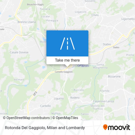 Rotonda Del Gaggiolo map