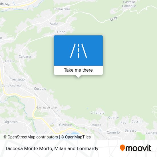 Discesa Monte Morto map