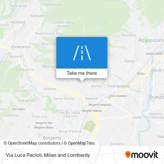 Via Luca Pacioli map