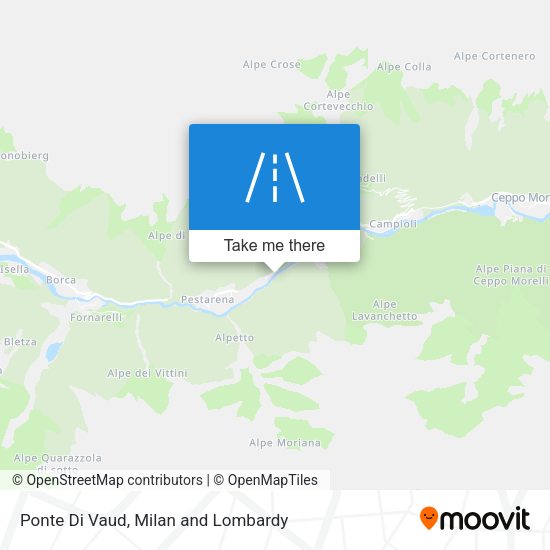 Ponte Di Vaud map