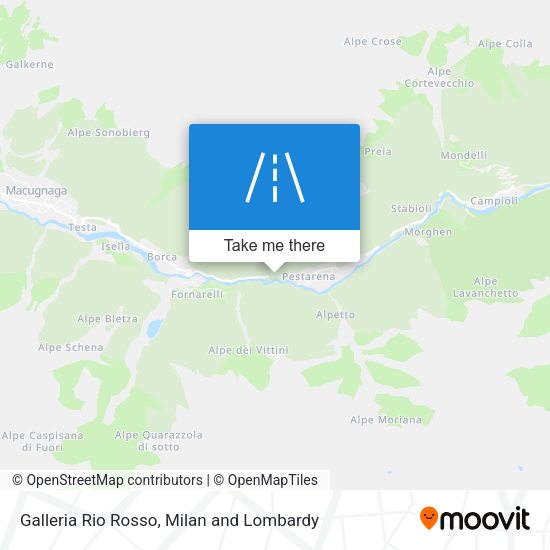Galleria Rio Rosso map