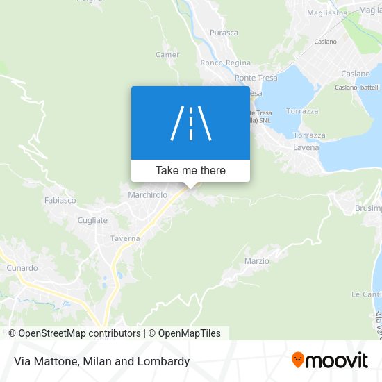 Via Mattone map