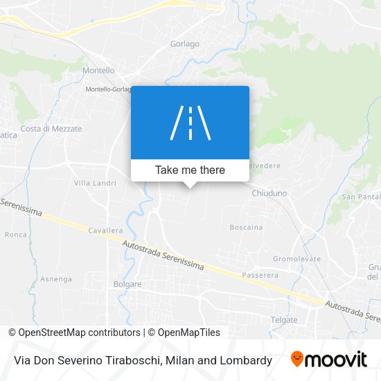 Via Don Severino Tiraboschi map