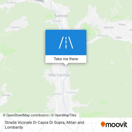 Strada Vicinale Di Capra Di Sopra map
