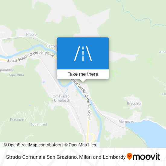 Strada Comunale San Graziano map