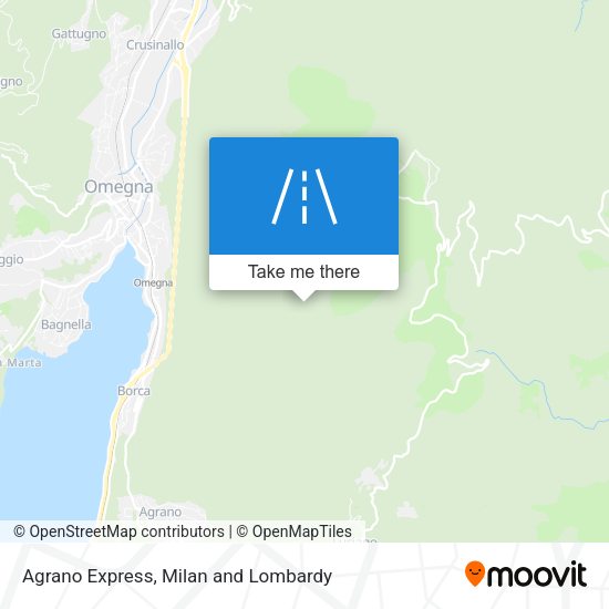 Agrano Express map