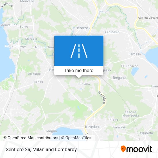 Sentiero 2a map