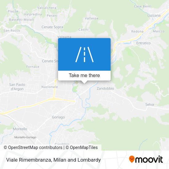 Viale Rimembranza map