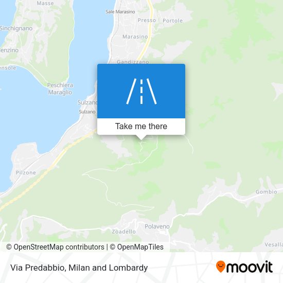 Via Predabbio map