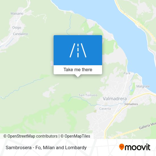 Sambrosera - Fo map
