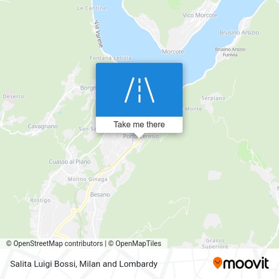 Salita Luigi Bossi map