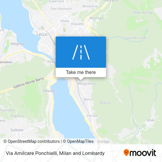 Via Amilcare Ponchielli map