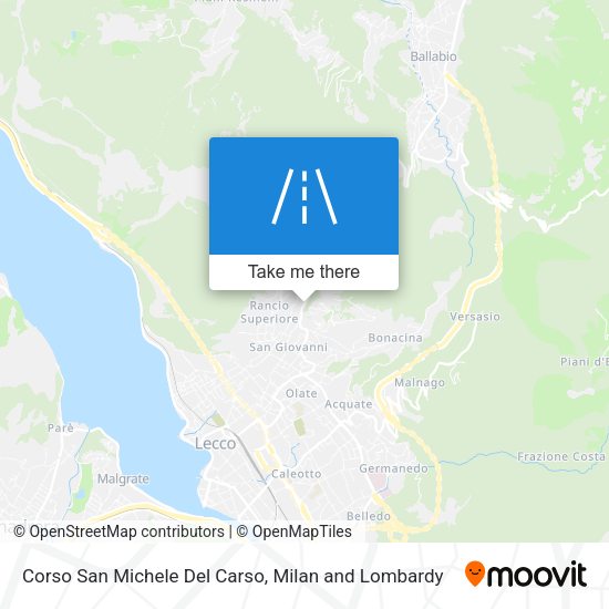Corso San Michele Del Carso map