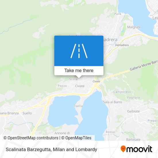 Scalinata Barzegutta map