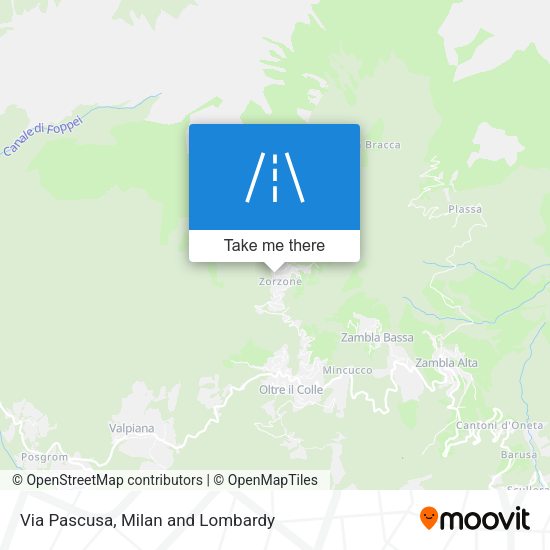 Via Pascusa map