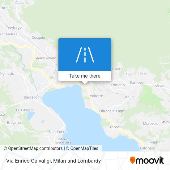 Via Enrico Galvaligi map