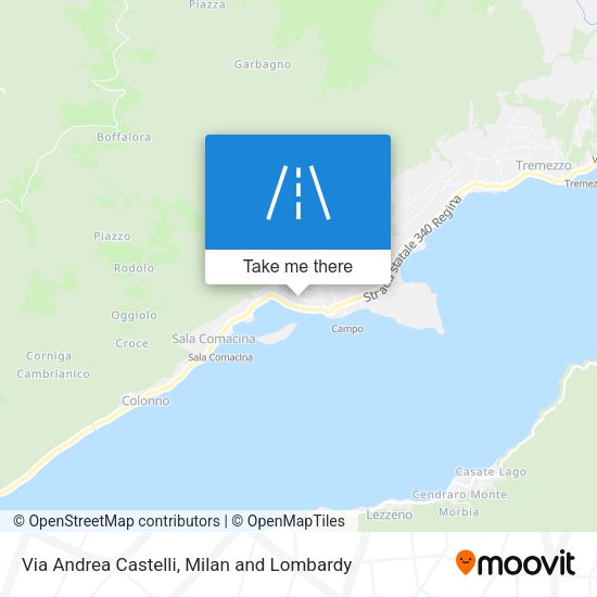 Via Andrea Castelli map