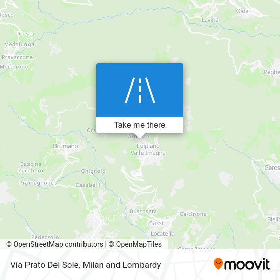 Via Prato Del Sole map
