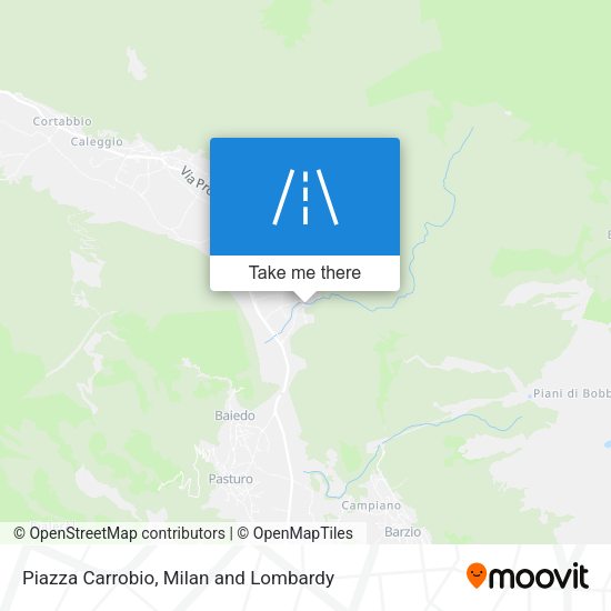 Piazza Carrobio map
