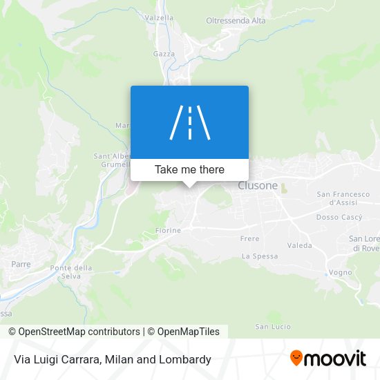 Via Luigi Carrara map