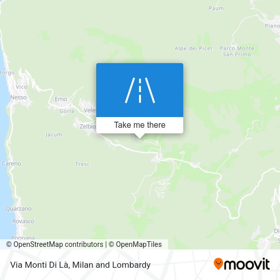 Via Monti Di Là map