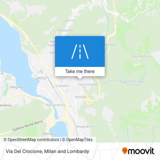 Via Del Crocione map