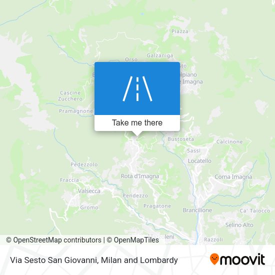 Via Sesto San Giovanni map