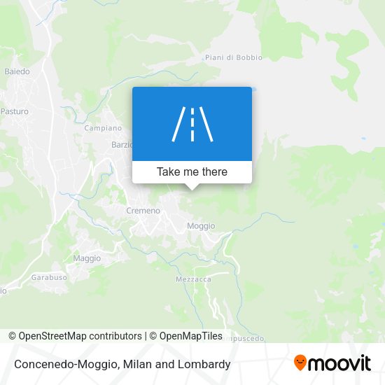 Concenedo-Moggio map